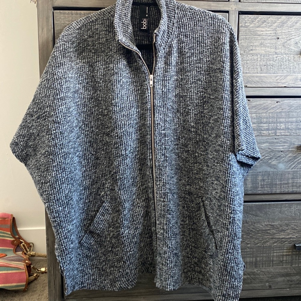 Bobi sweater, poncho style